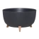 Flowerpot with legs, anthracite color, 47×34 cm