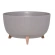 Flowerpot with legs, light gray, 47×34 cm
