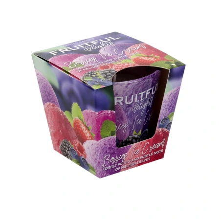 Žvakė „Fruitful“ stikliniame inde, 115 g