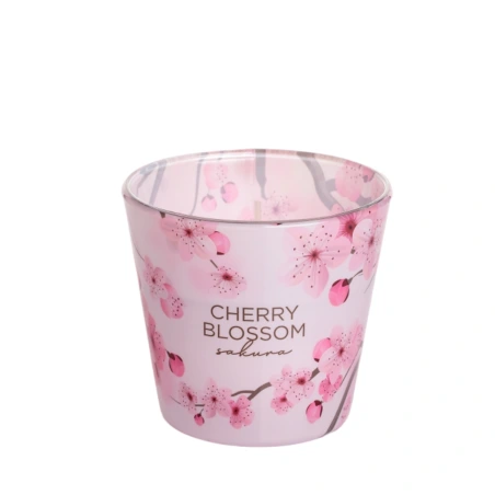 Žvakė „Cherry Blossom“ stikliniame inde, 115 g