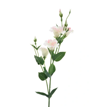 Mākslīgā eustomas zara, krēmkrāsas un rozā krāsa, 85 cm