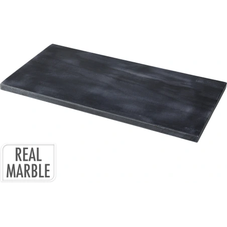 Marmurinis padėklas, 40×20×1,5 cm,  tamsiai pilkas