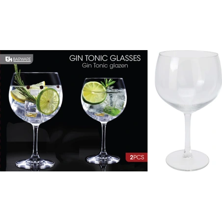 Taurių rinkinys „Gin Tonic“, 650 ml, 1 pak. - 2 vnt.