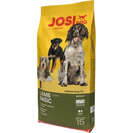JosiDog Lamb Basic, 15 kg