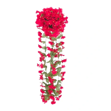Dirbtinė gėlė, 85 cm, tamsiai rožinės spalvos