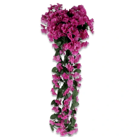 Dirbtinė gėlė, kabanti, fuksijos spalvos 85 cm